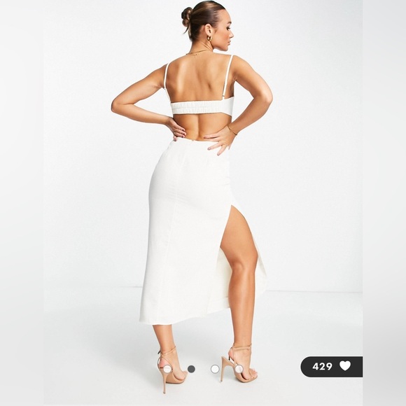 Pretty Lavish Double Strap Backless Midaxi Dress in Chocolate Brown – NWT - Picture 4 of 5